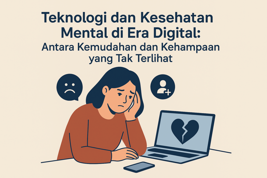 Teknologi dan Kesehatan Mental di Era Digital: Antara Kemudahan dan Kehampaan yang Tak Terlihat