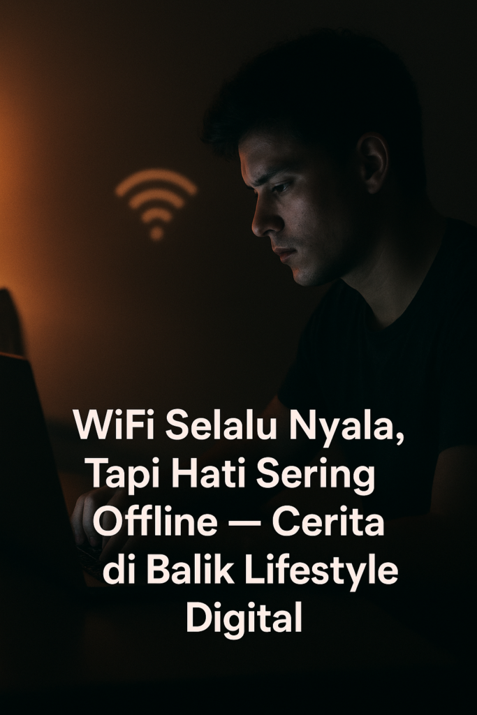 WiFi Selalu Nyala, Tapi Hati Sering Offline — Cerita di Balik Lifestyle Digital